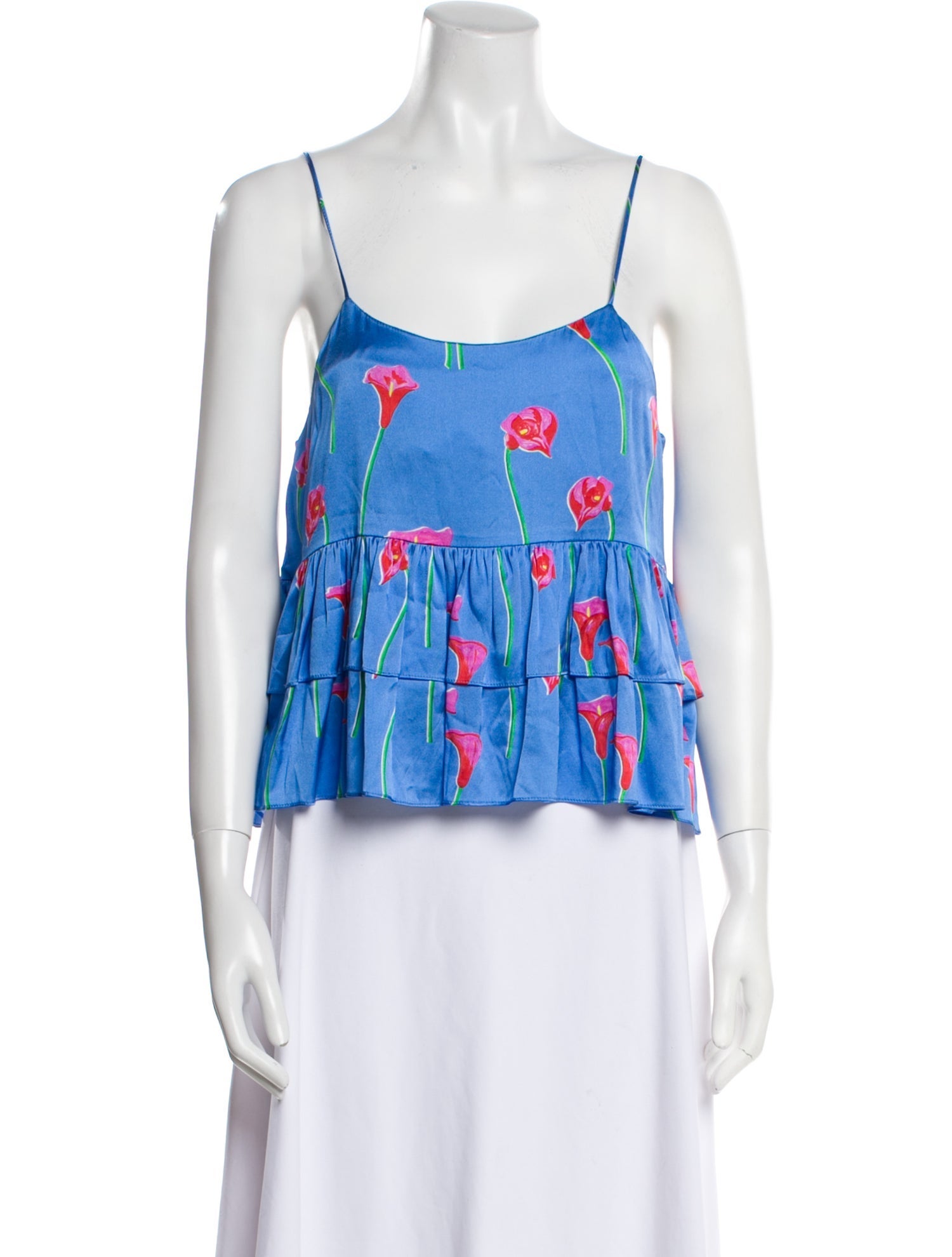 Caroline Constas Silk Printed Top